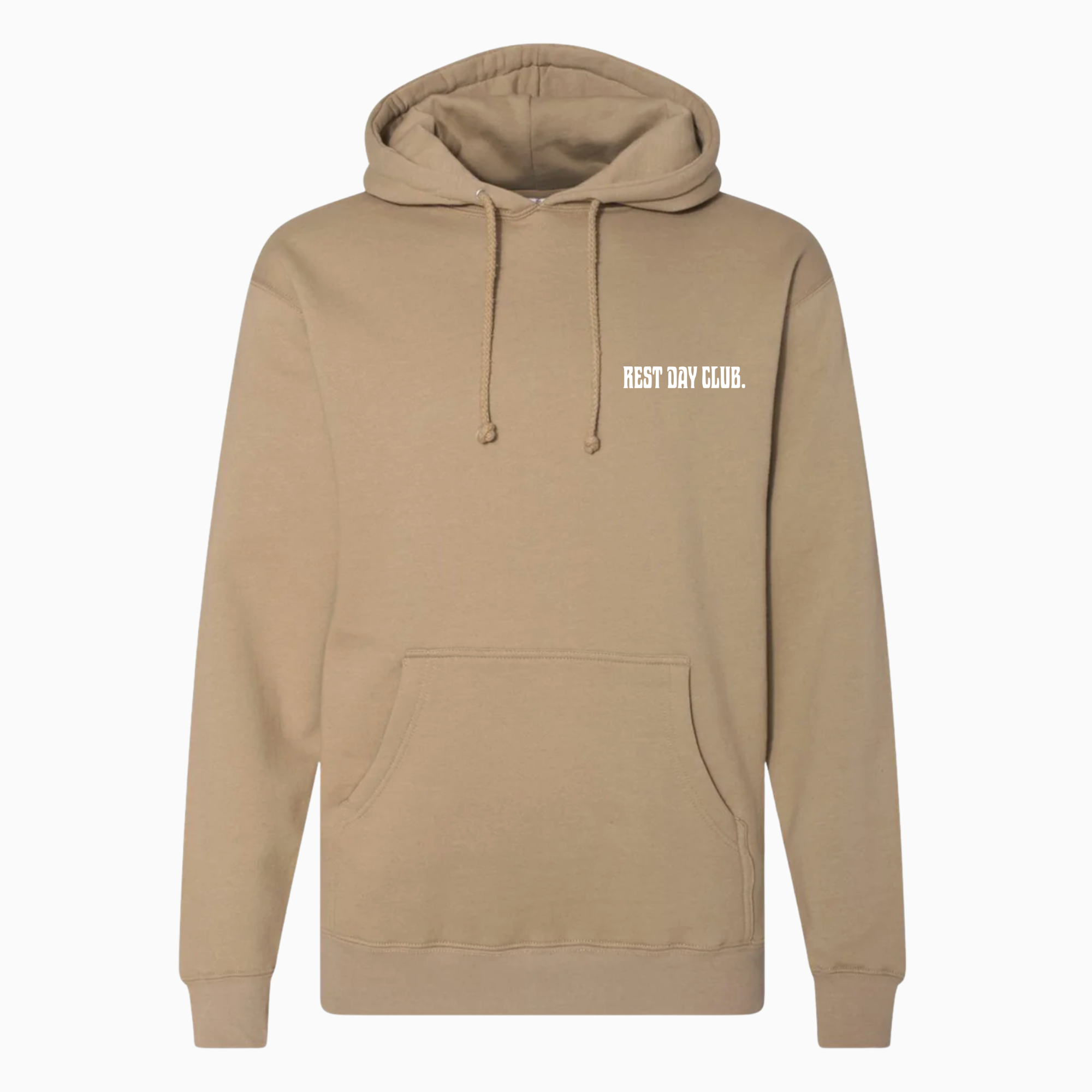 Hoodie UNISEXE « Chase the Pace » - Beige