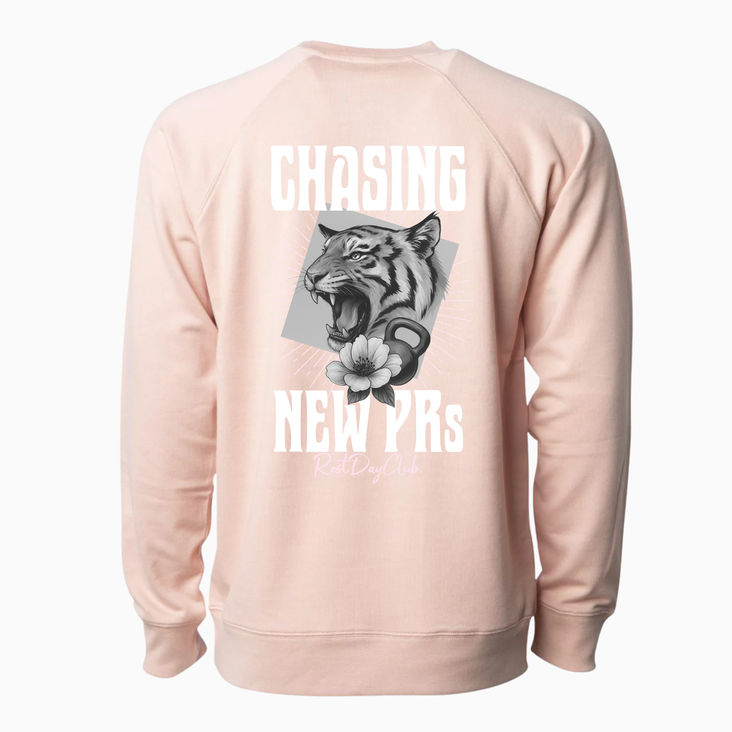 Crewneck « Chasing New PRs » - Rose