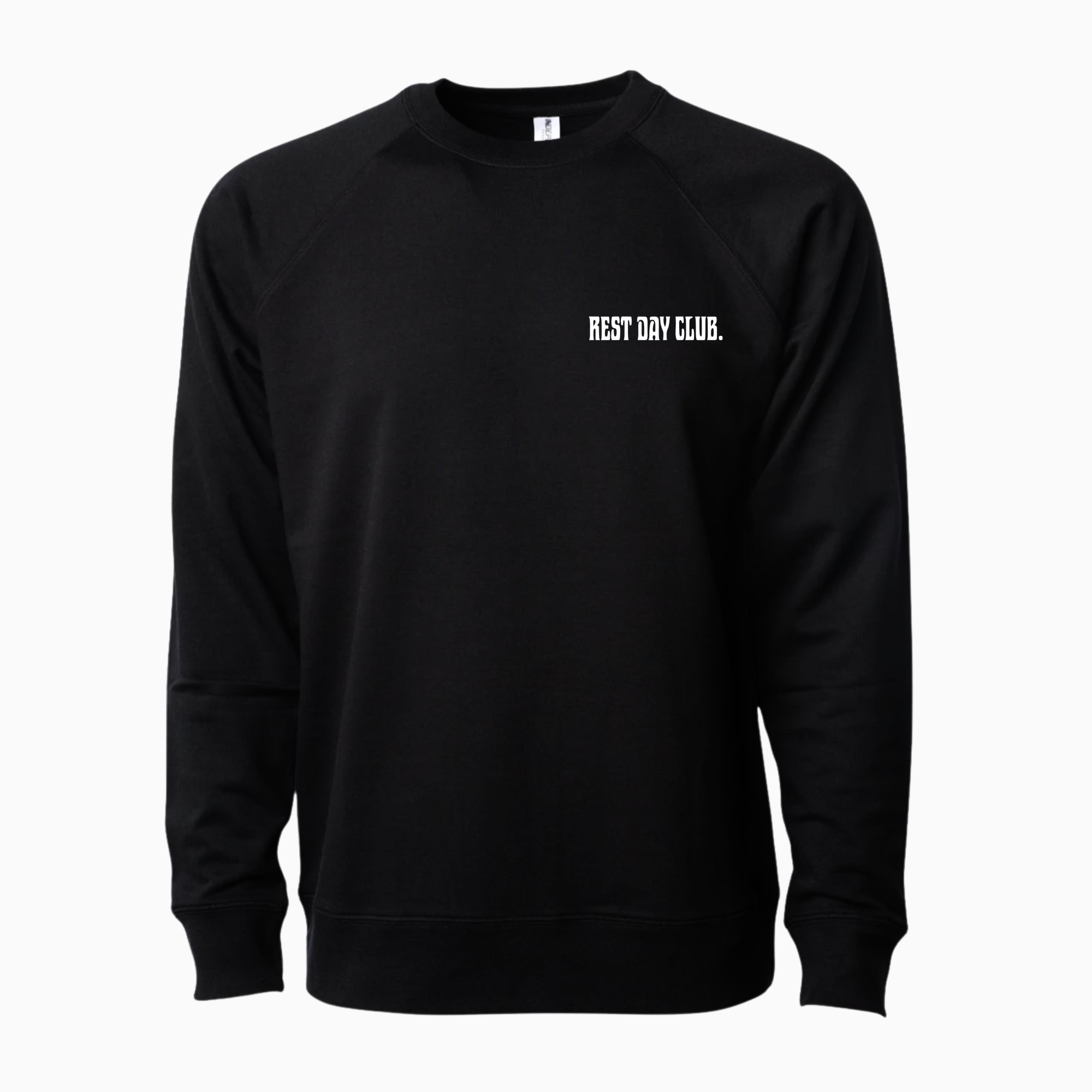 Crewneck UNISEXE « Chase the Pace » - Noir