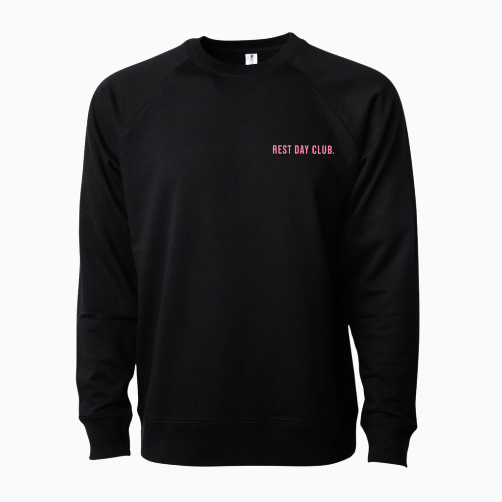 Crewneck UNISEXE « One More Rep » - Noir