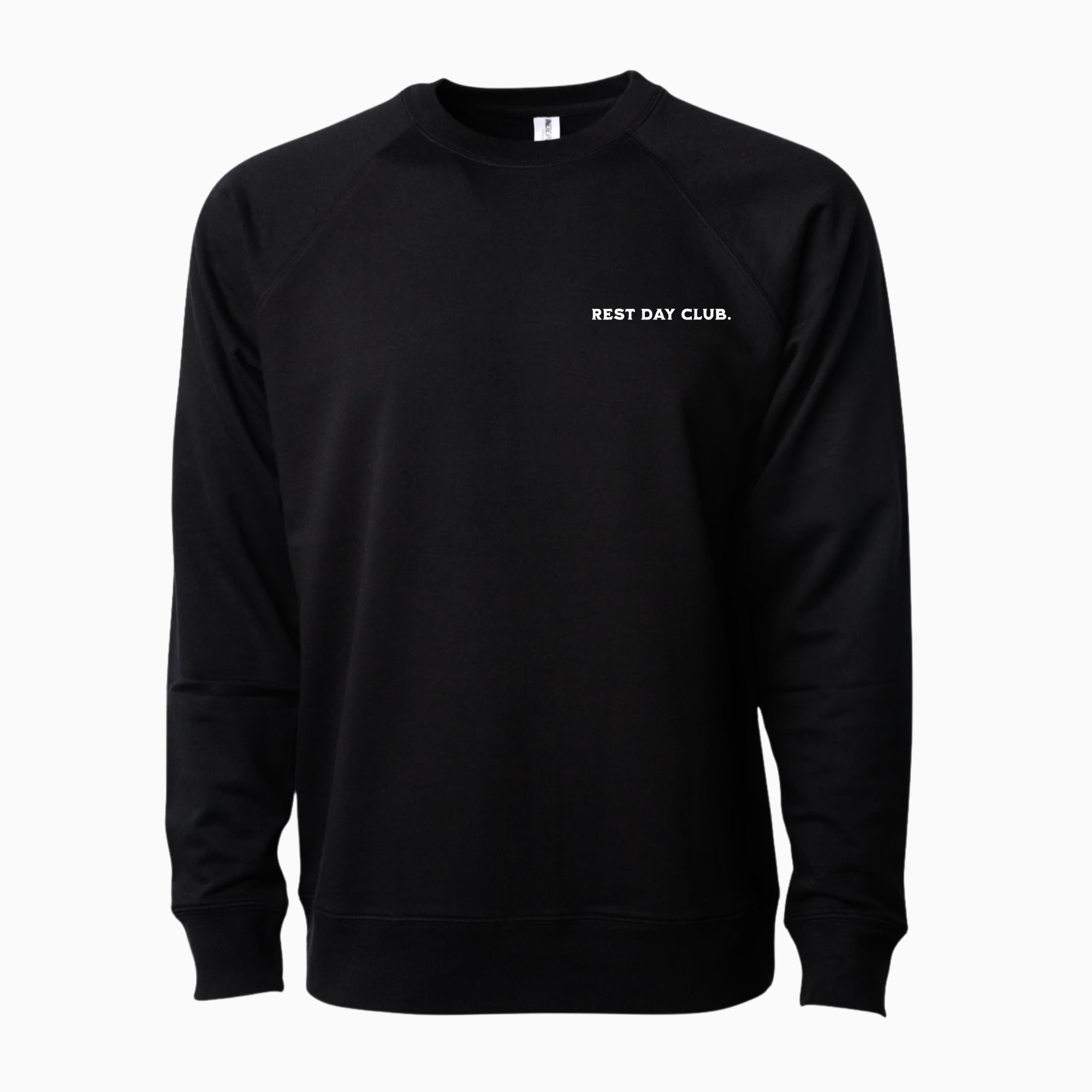 Crewneck UNISEXE « Slow Run Club » - Noir