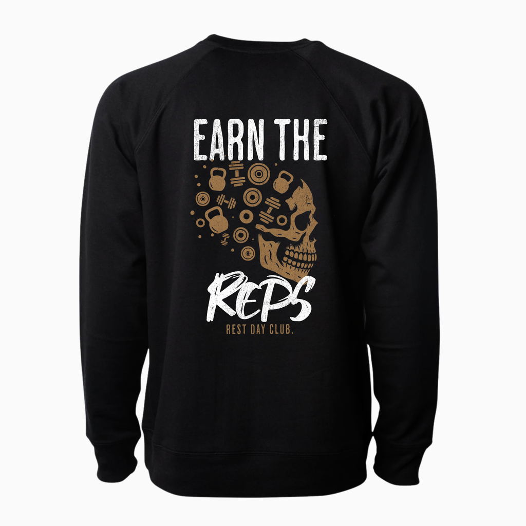 Crewneck « Earn the Reps » - Noir