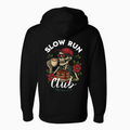 Hoodie « Slow Run Club » - Noir