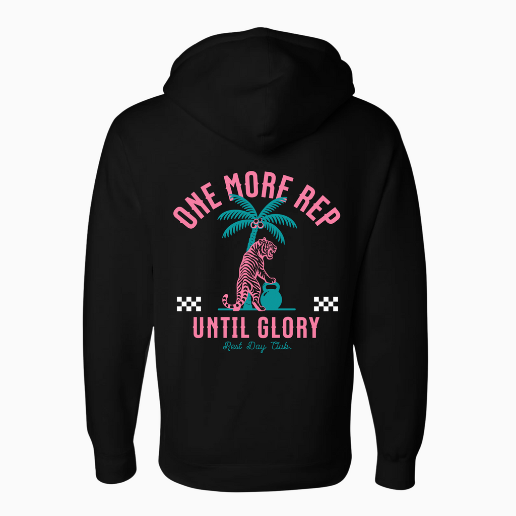 Hoodie UNISEXE « One More Rep » - Noir