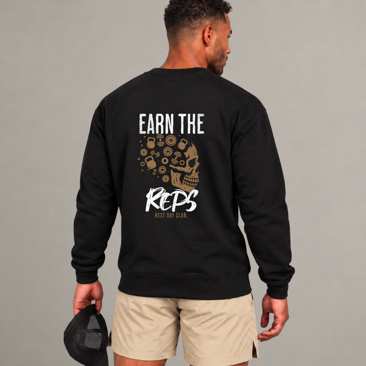 Crewneck « Earn the Reps » - Noir