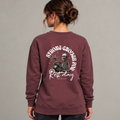 Crewneck « Strong Enough for Rest Day » - Bordeau