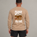 Crewneck « Chase the Pace » - Sable