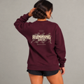 Crewneck « Running Crew » - Bourgogne