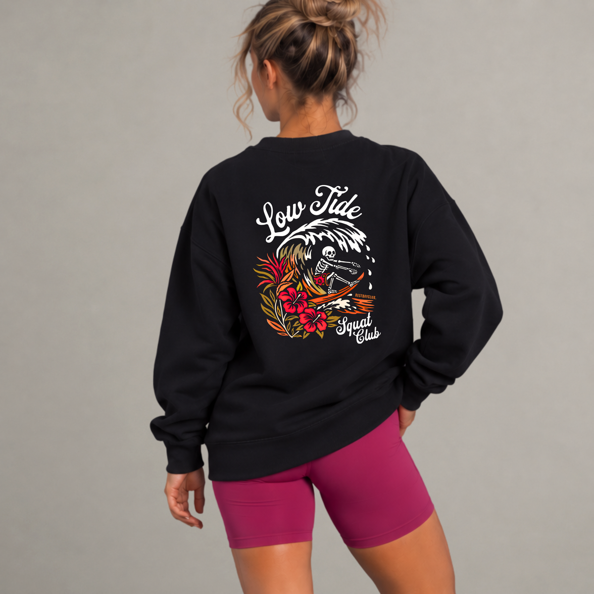 Crewneck « Low Tide » - Noir