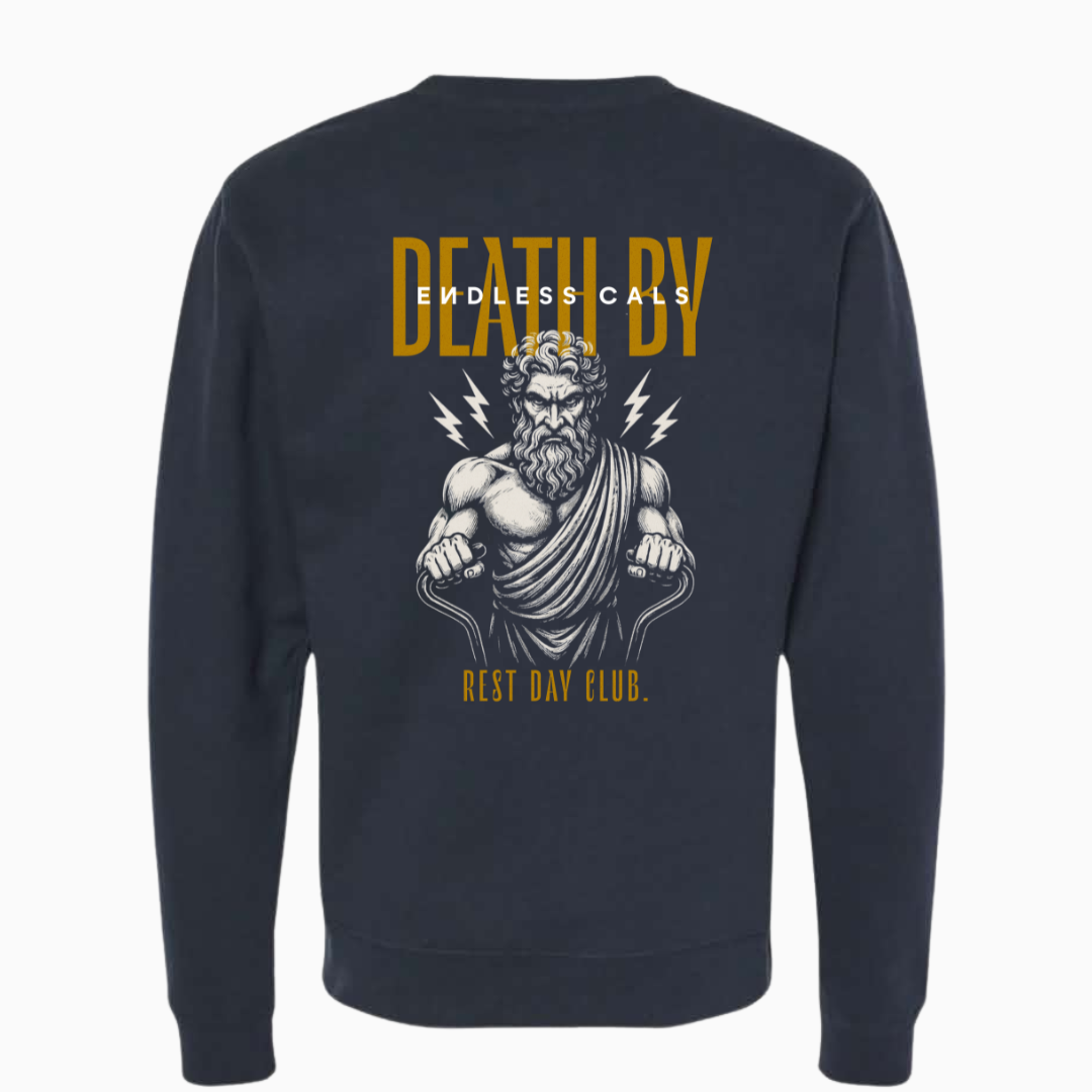 Crewneck CLASSIQUE « Death by » - Marine