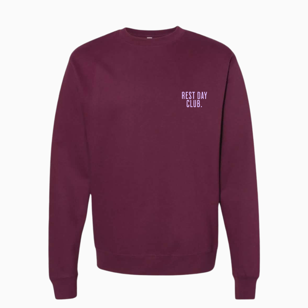 Crewneck CLASSIQUE « Tropical Rope Climbs » - Bourgogne