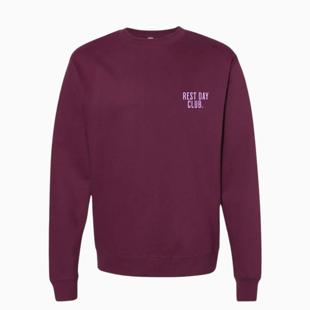 Crewneck CLASSIQUE « Tropical Rope Climbs » - Bourgogne