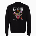 Crewneck LÉGER & CLASSIQUE « Caffeine & Weights » - Noir