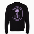 Crewneck LÉGER & CLASSIQUE « Tropical Rope Climbs » - Noir