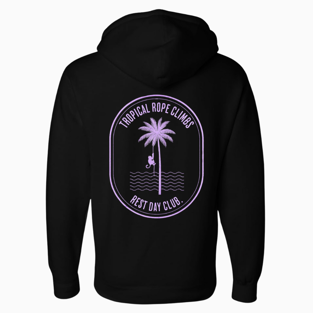 Hoodie « Tropical Rope Climbs » - Noir