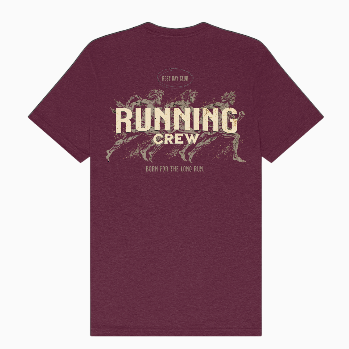 T-shirt « Running Crew » - Bourgogne