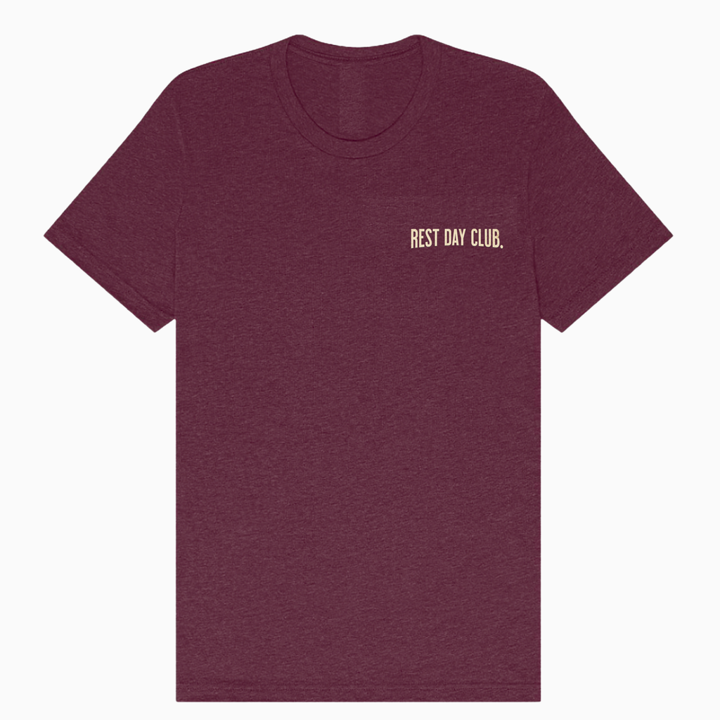 T-shirt « Running Crew » - Bourgogne