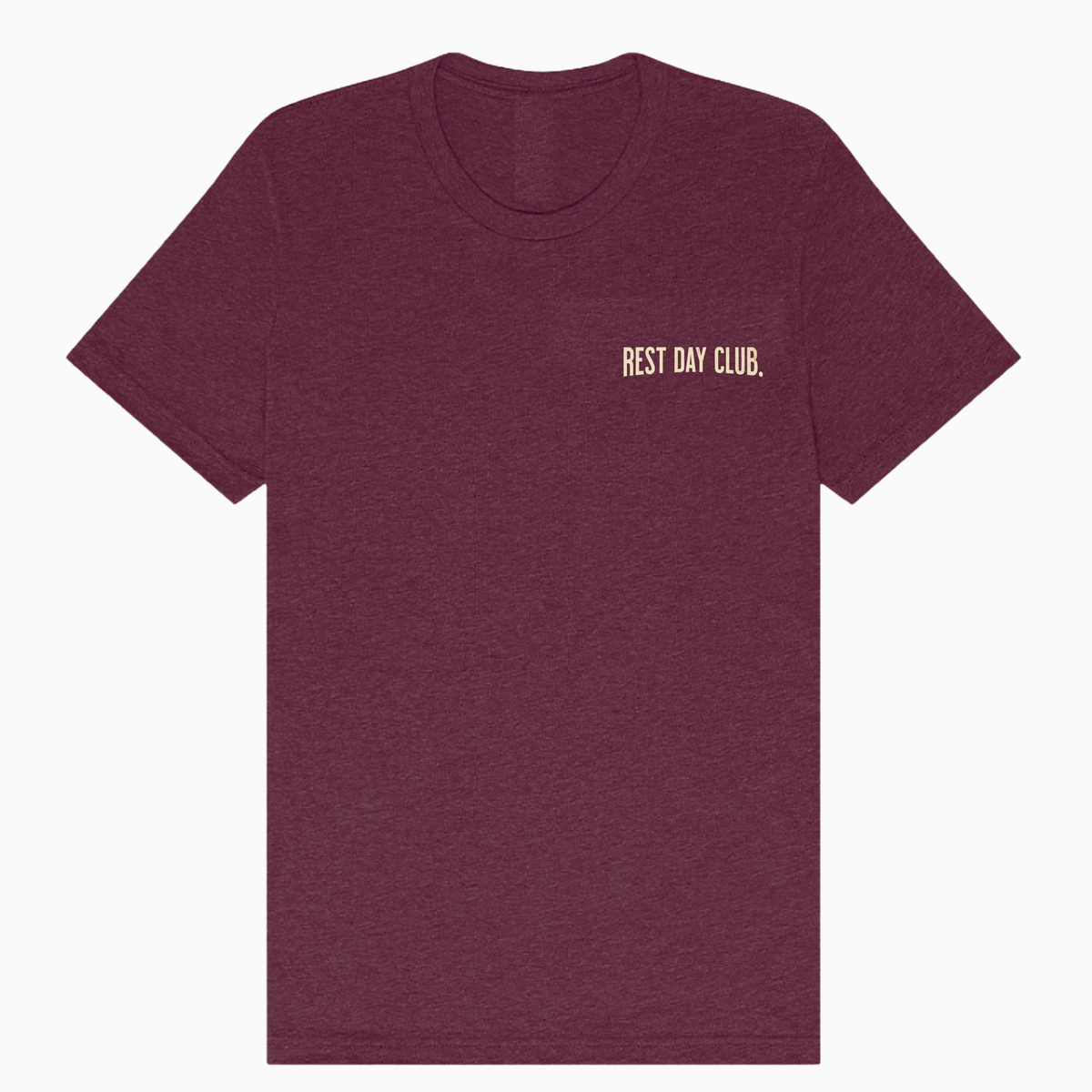 T-shirt « Running Crew » - Bourgogne