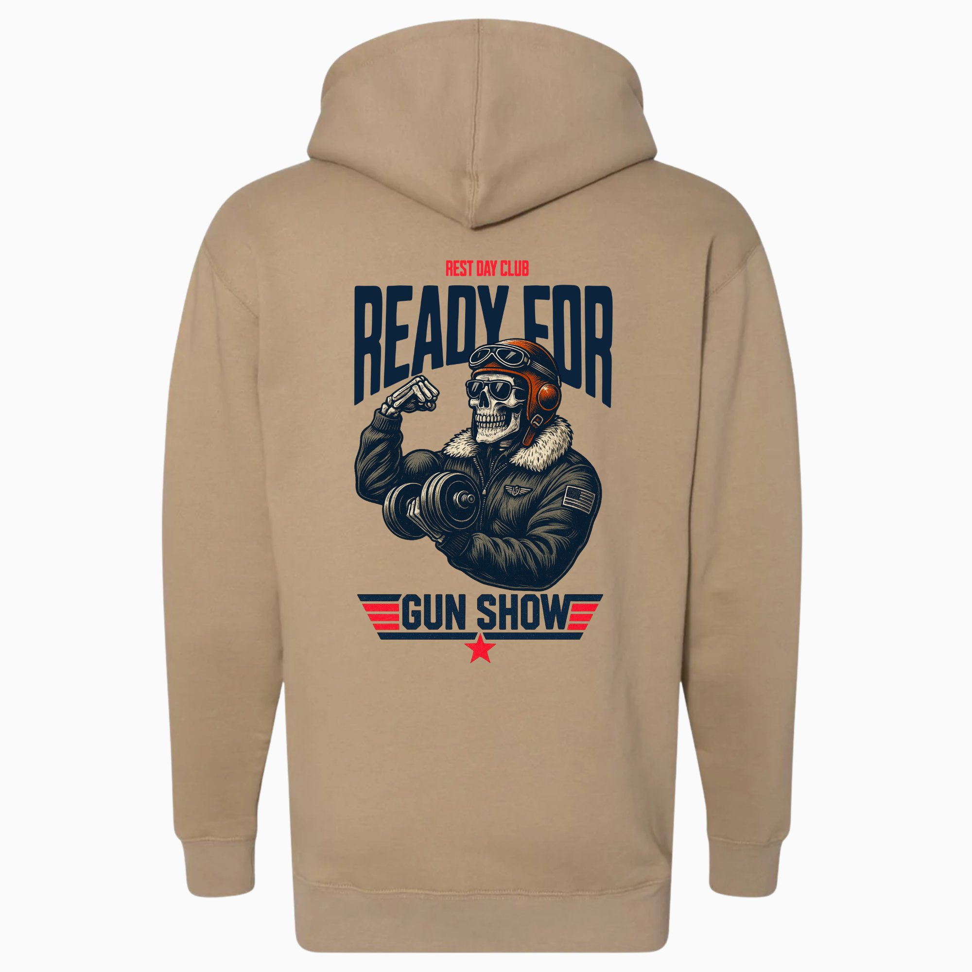 Hoodie « Gun Show » - Beige