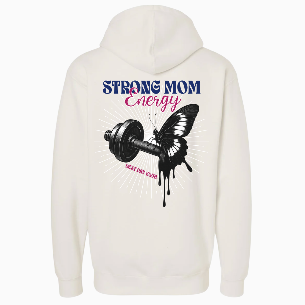 Hoodie « Strong Mom Energy » - Bone