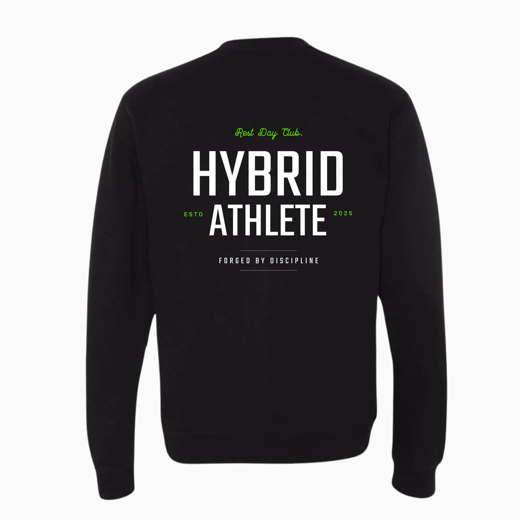 Crewneck « Hybrid Athlete » - Noir