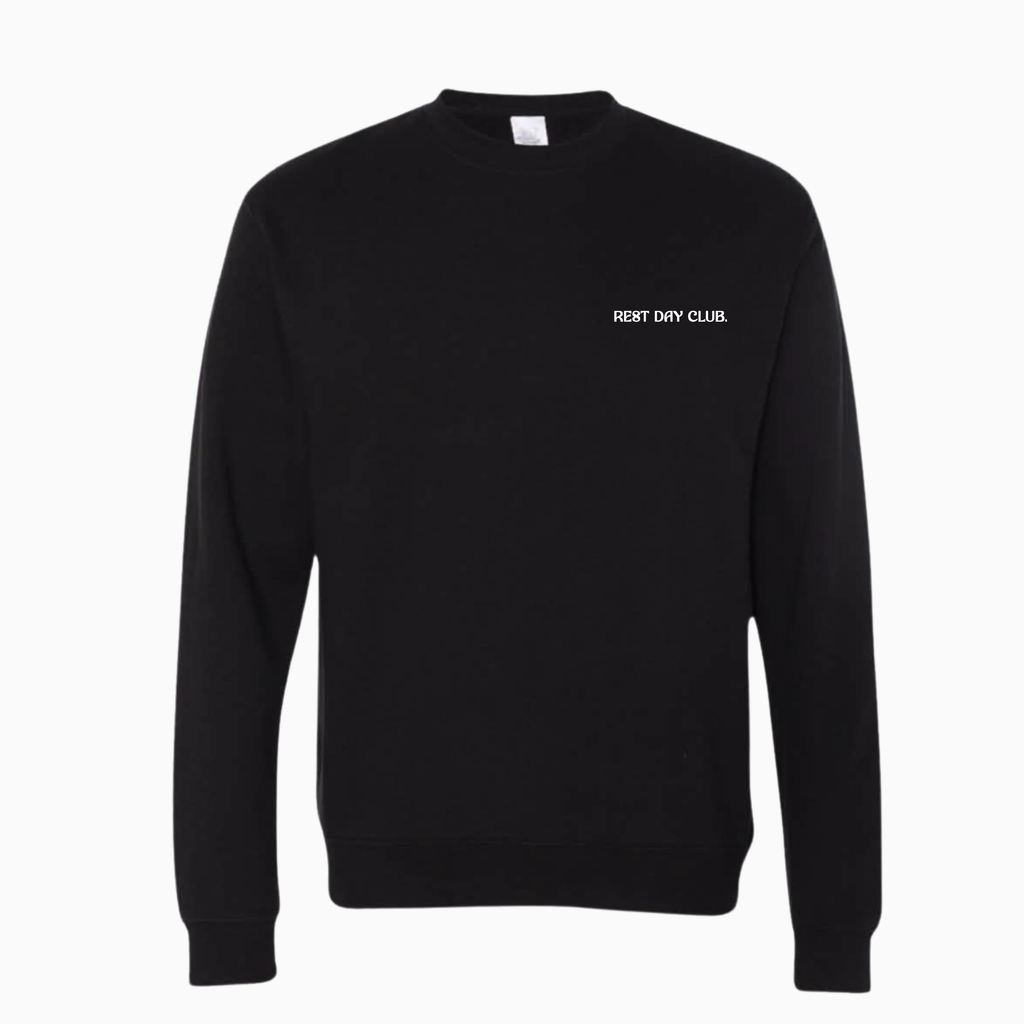 Crewneck « Running Late » - Noir