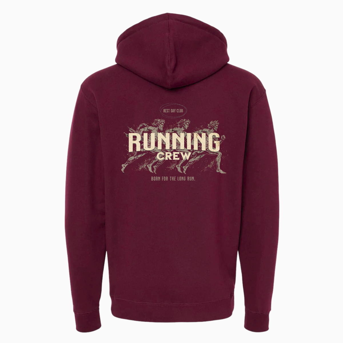Hoodie « Running Crew » - Bourgogne
