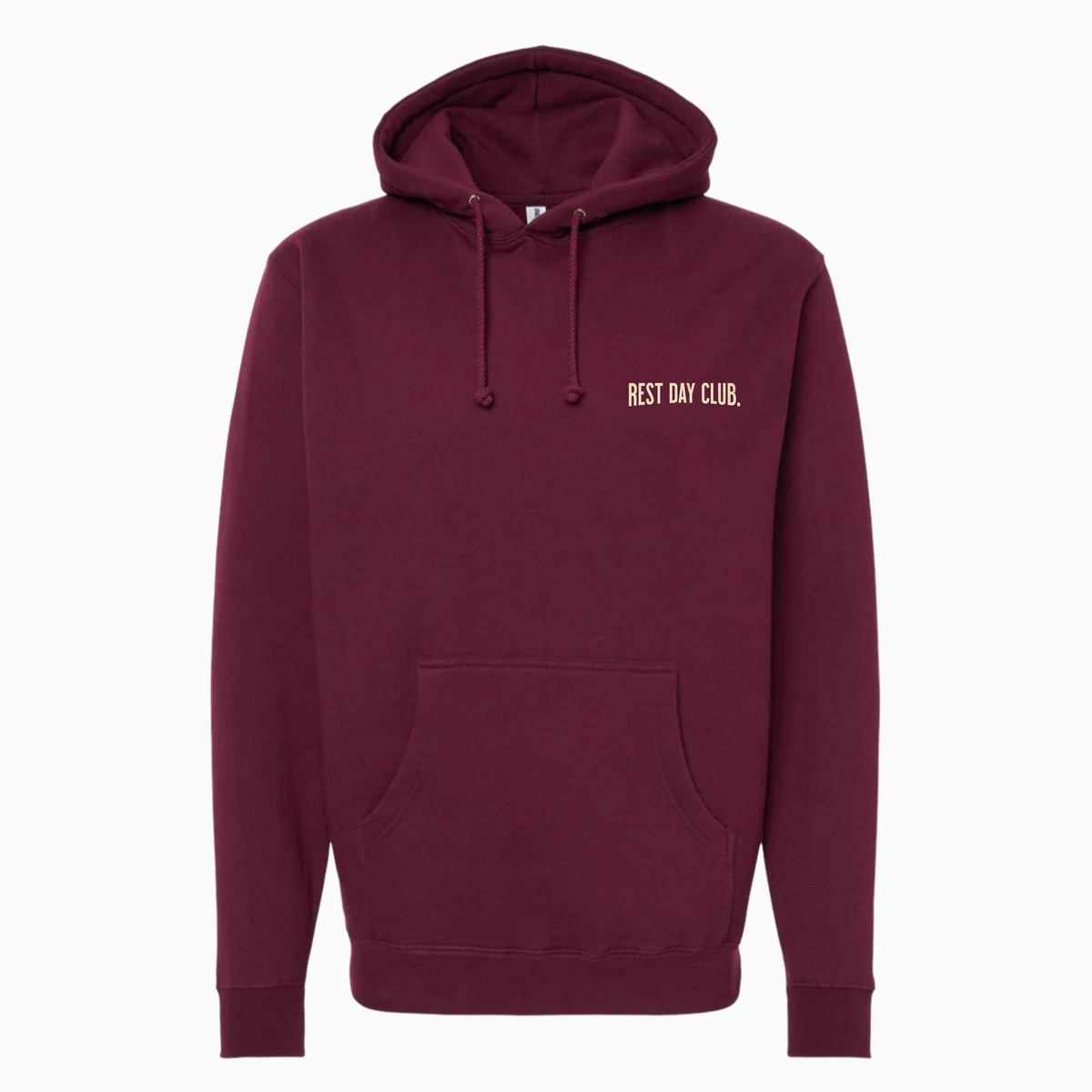 Hoodie « Running Crew » - Bourgogne