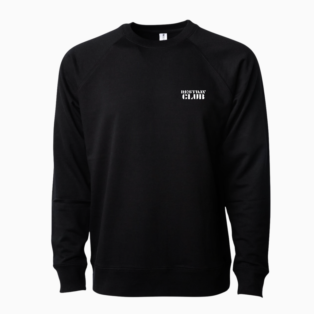 Crewneck LÉGER & CLASSIQUE « RDC » - Noir