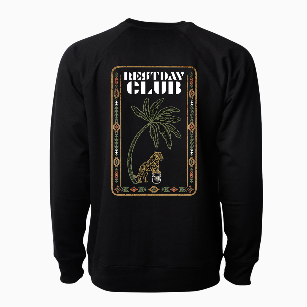 Crewneck LÉGER & CLASSIQUE « RDC » - Noir