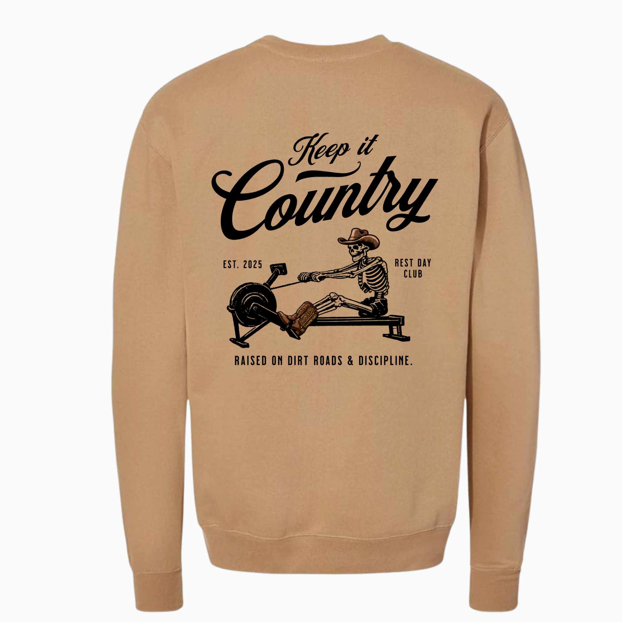 Crewneck CLASSIQUE « Keep it Country » - Sable