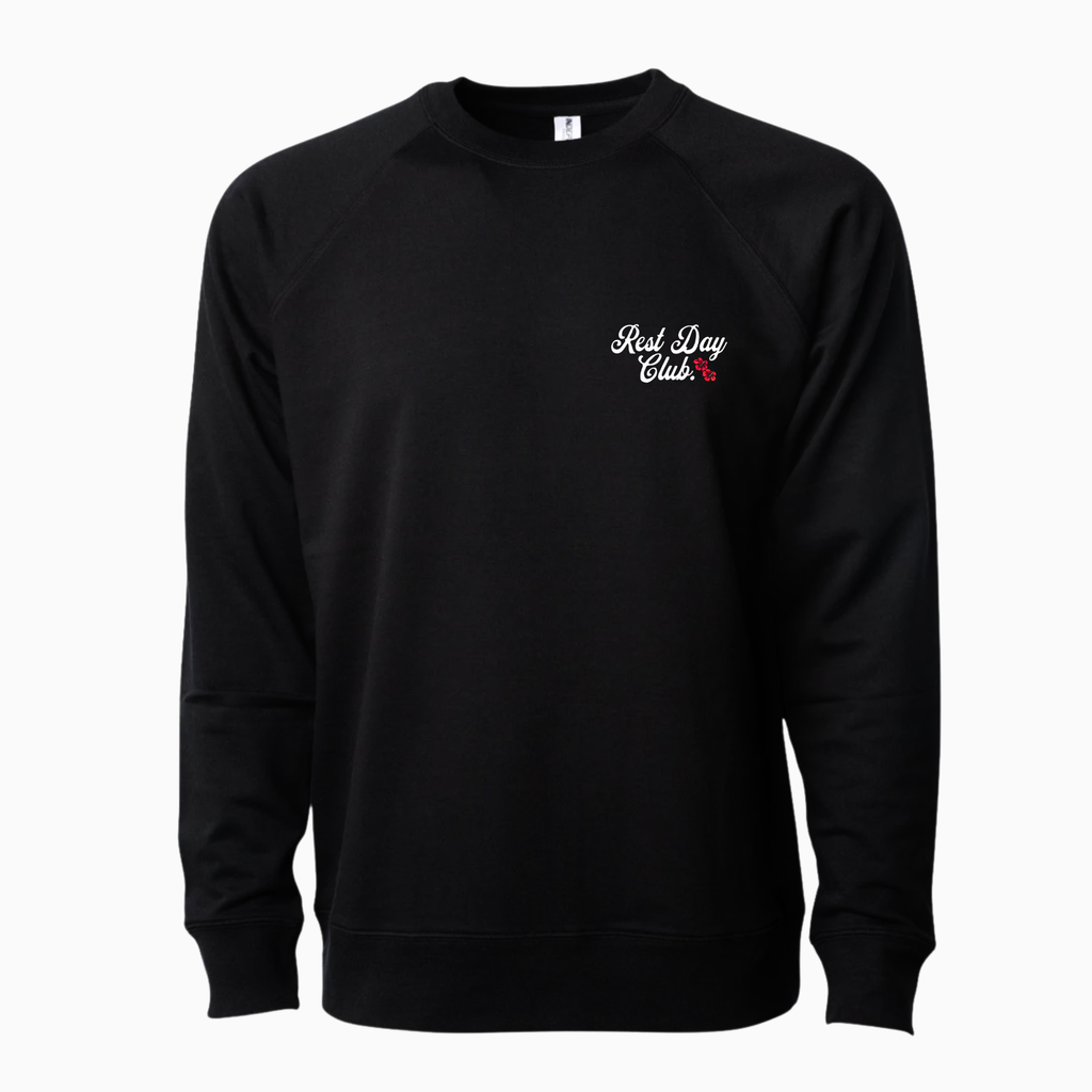 Crewneck LÉGER & CLASSIQUE « Low Tide » - Noir