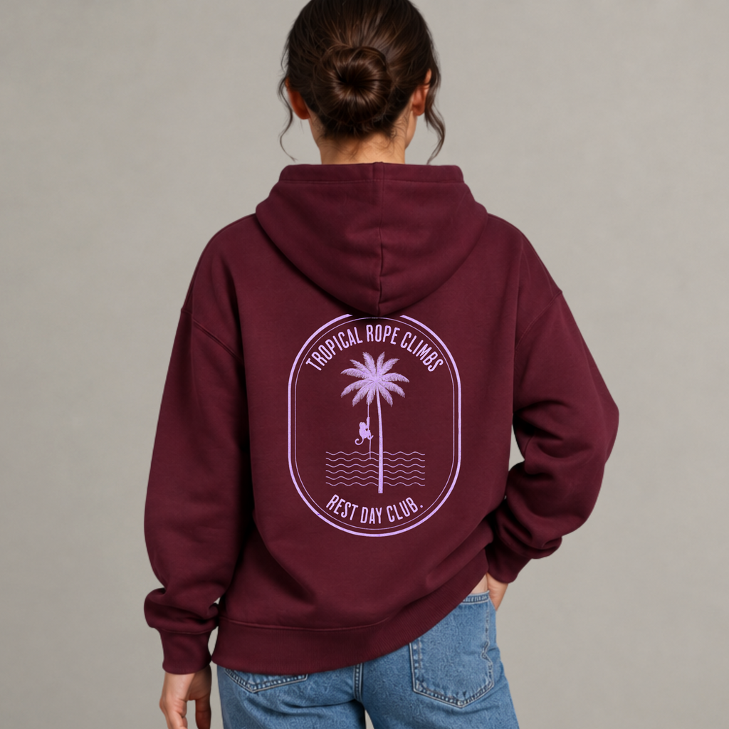 Hoodie « Tropical Rope Climbs » - Bourgogne