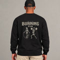 Crewneck « Burning Fun » - Noir