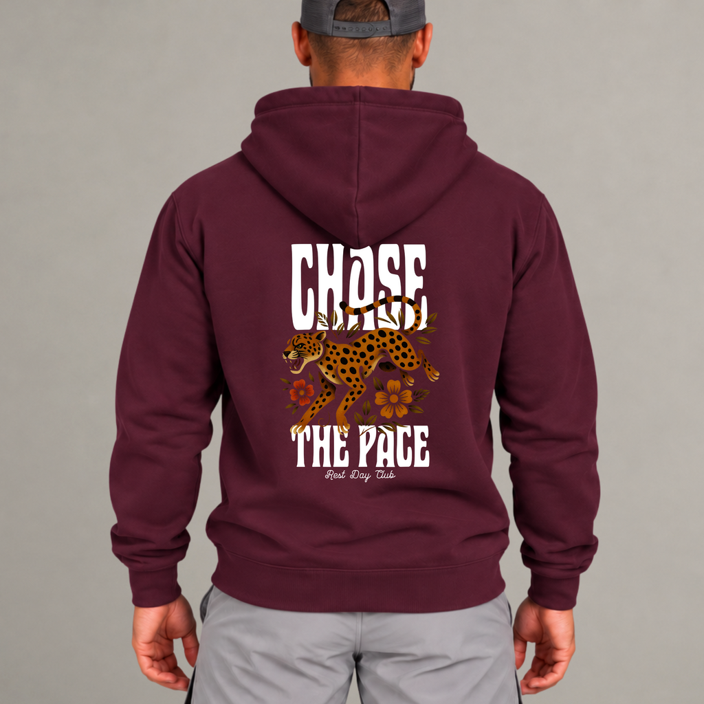 Hoodie « Chase The Pace » - Bourgogne