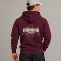 Hoodie « Running Crew » - Bourgogne