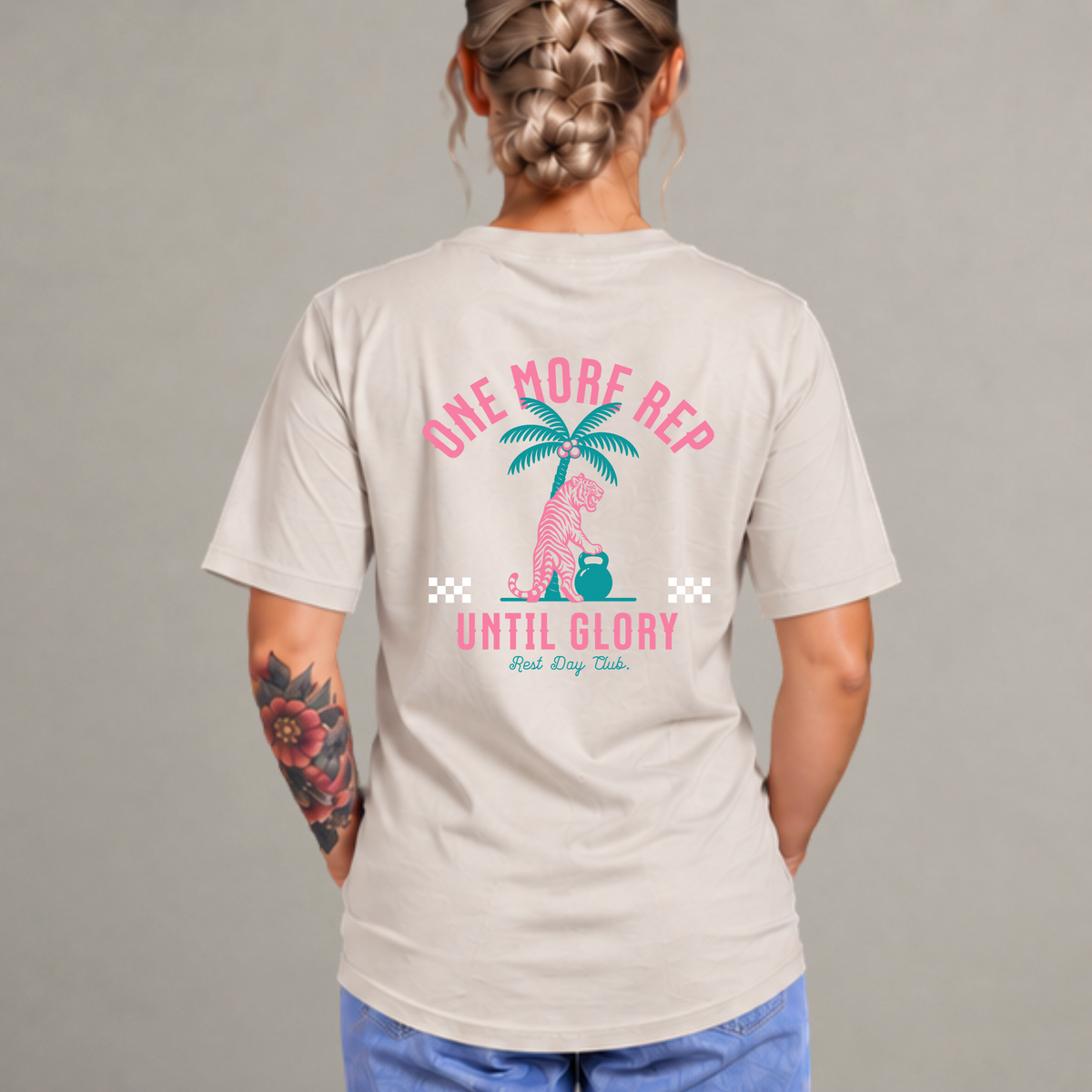 T-shirt « One More Rep » - Sable