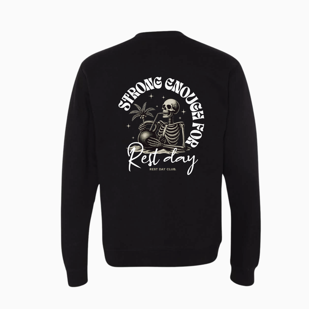 Crewneck « Strong Enough » - Noir
