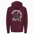 Hoodie « Strong Enough for Rest Day » - Marron