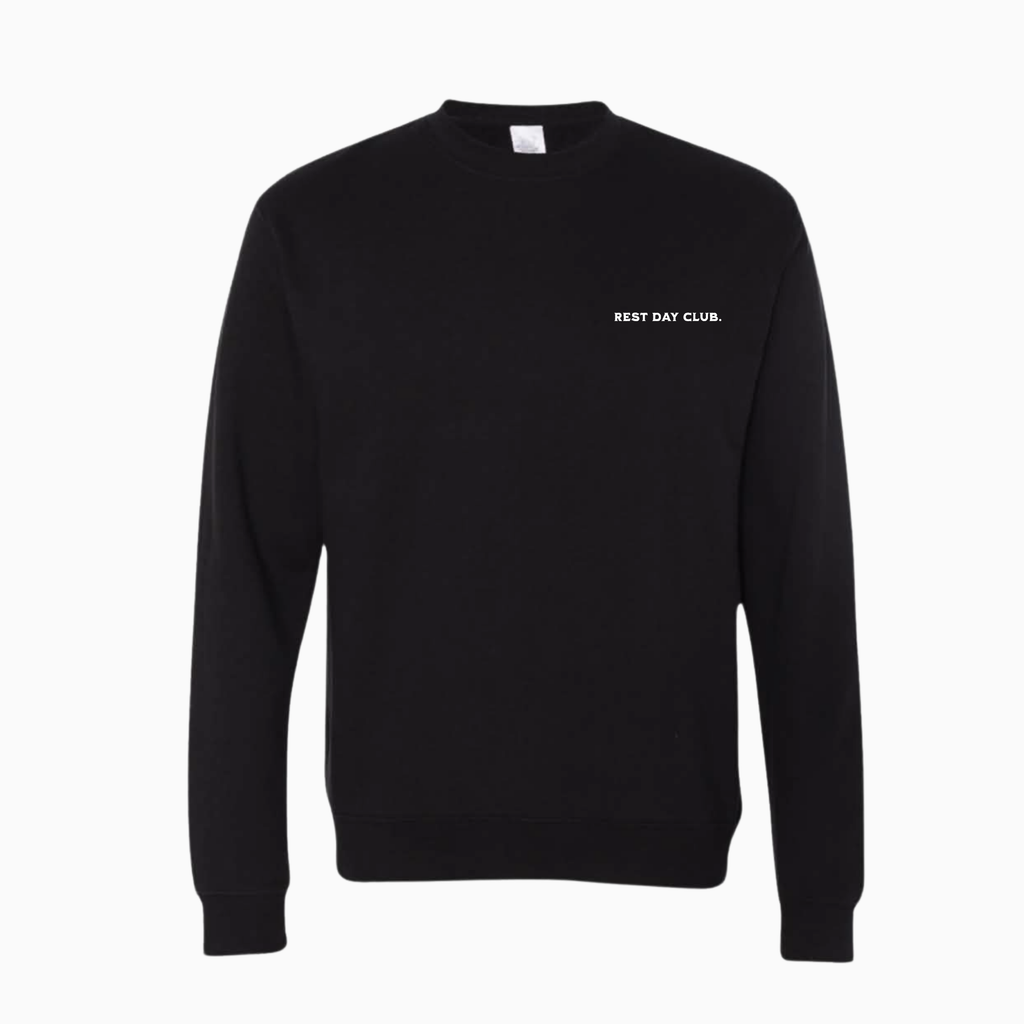 Crewneck « Slow Run Club » - Noir