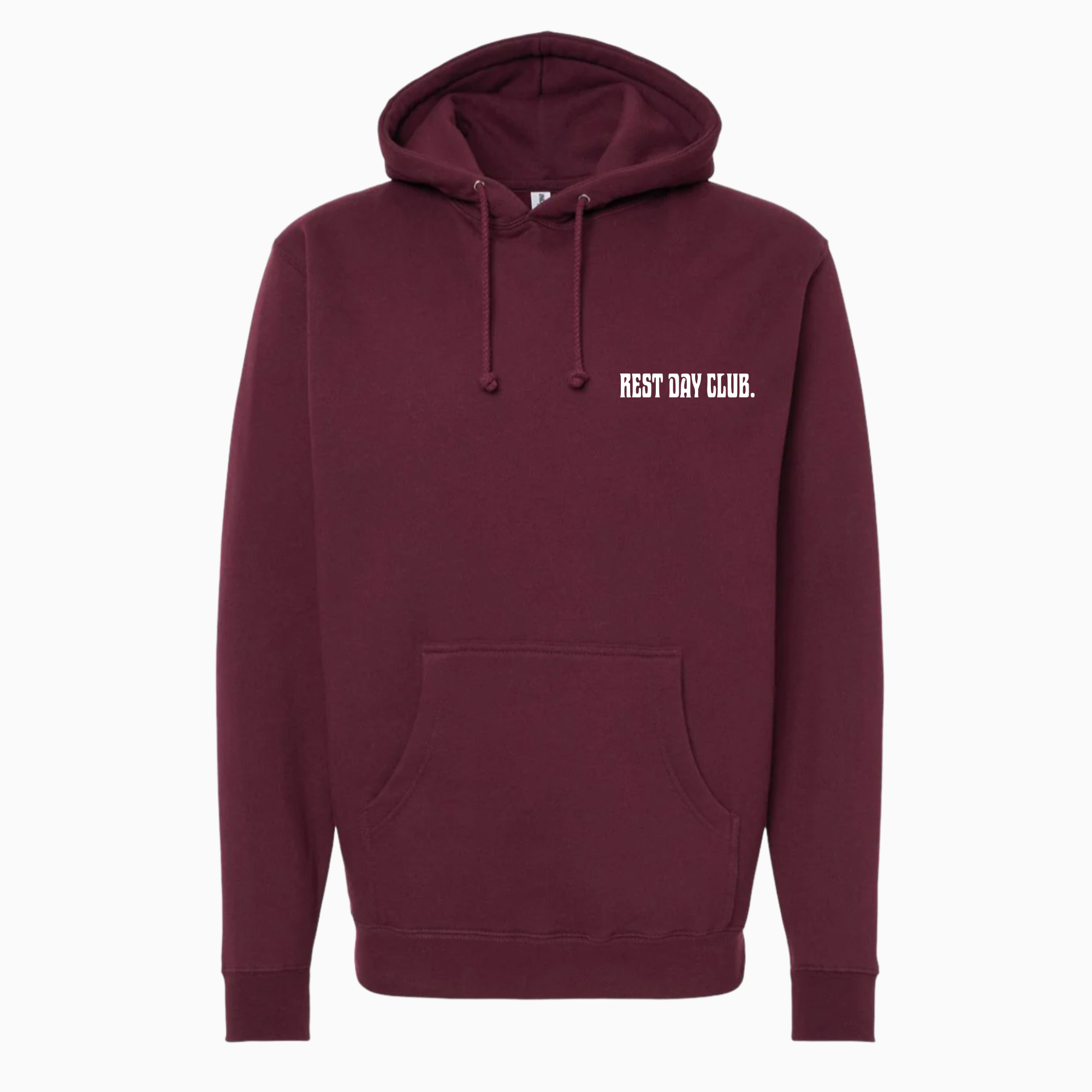 Hoodie UNISEXE « Chase the Pace » - Marron