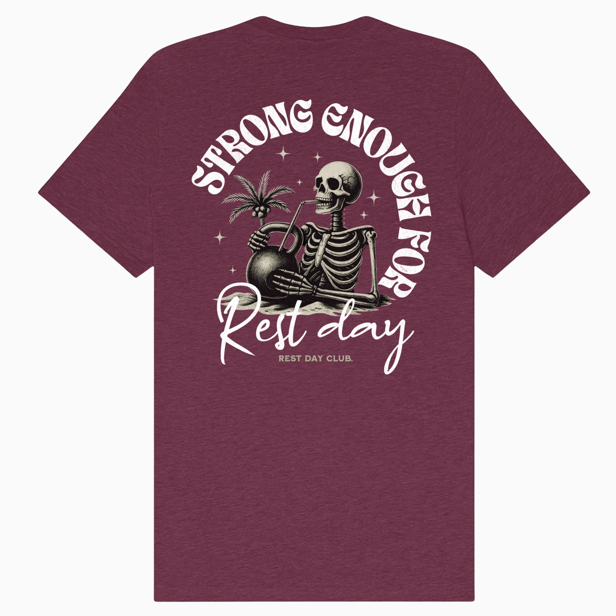 Chandail « Strong Enough for Rest Day » - Marron