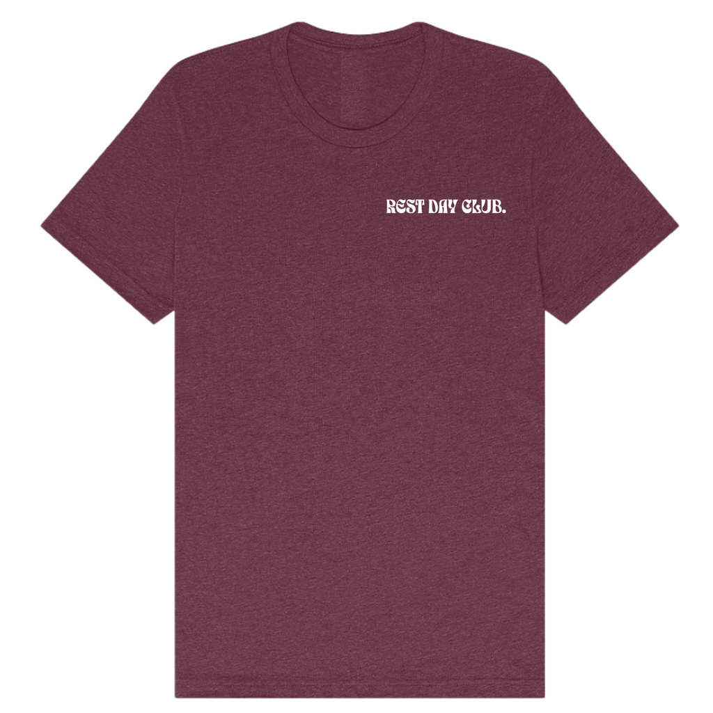 T-shirt « Strong Enough » - Bourgogne