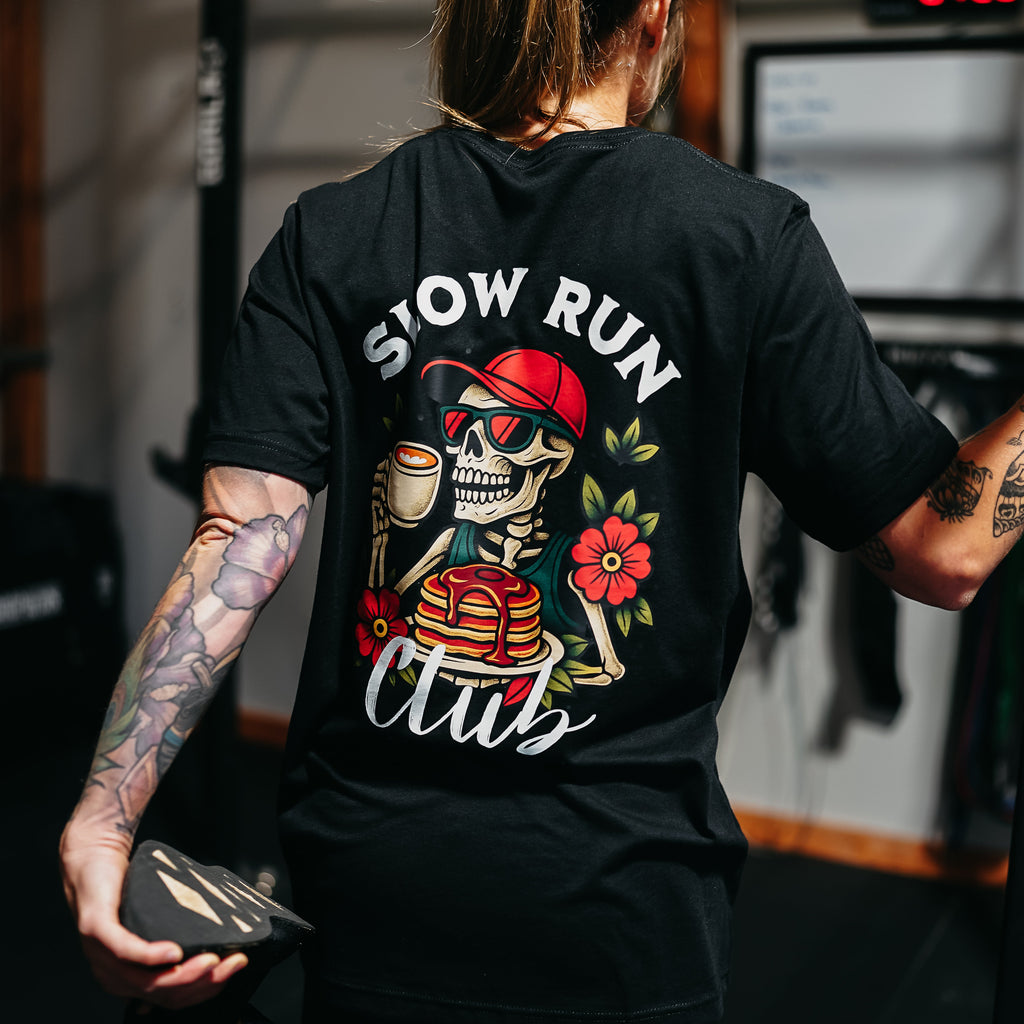 Chandail « Slow Run Club » - Noir