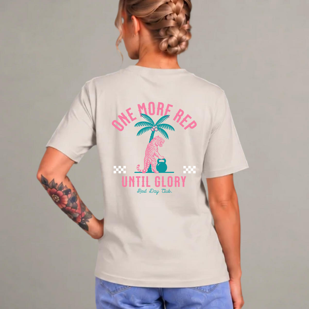 T-shirt « One More Rep » - Sable