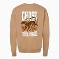 Crewneck CLASSIQUE « Chase the Pace » - Sable