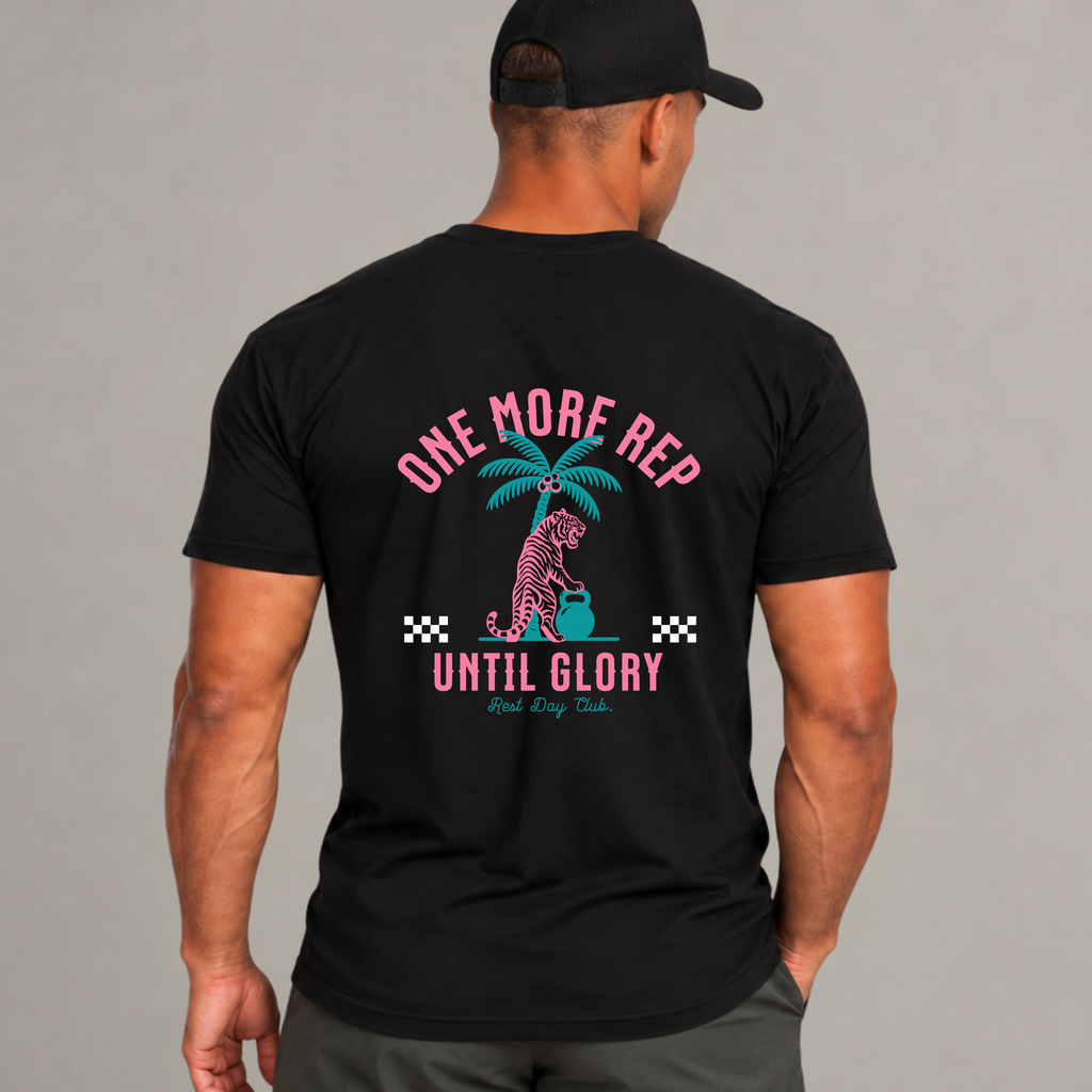 T-shirt « One More Rep » - Noir