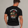 T-shirt « Slow Run Club » - Noir