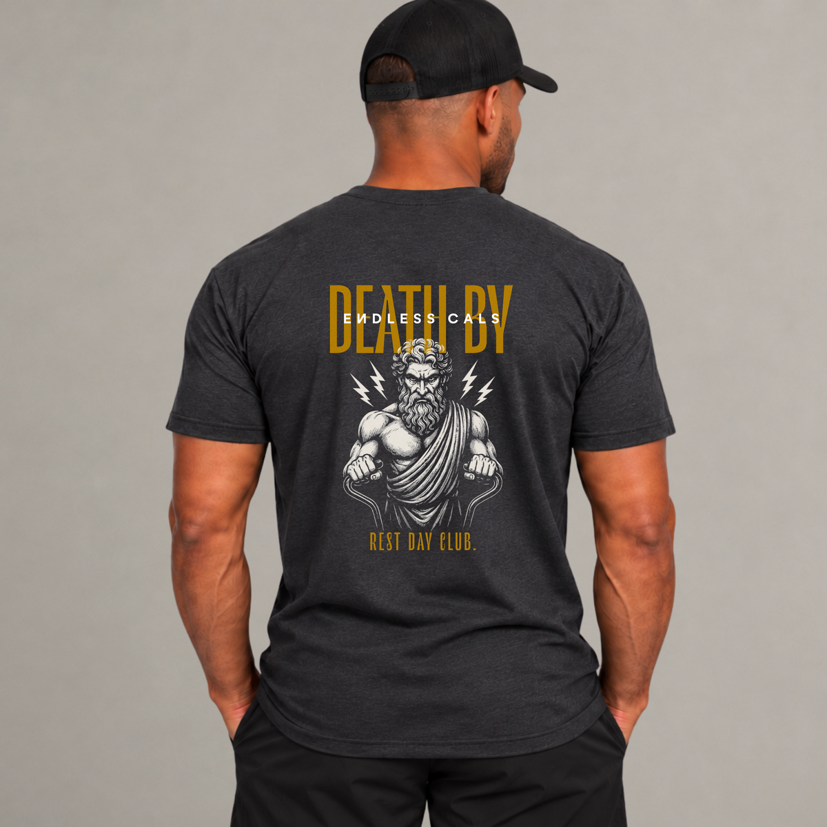 T-Shirt « Death by » - Charcoal