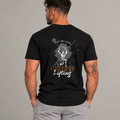 T-shirt « Fueled by Lifting » - Noir